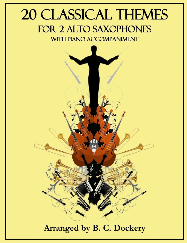 20 Classical Themes for 2 Alto Saxophones with Piano Accompaniment cover