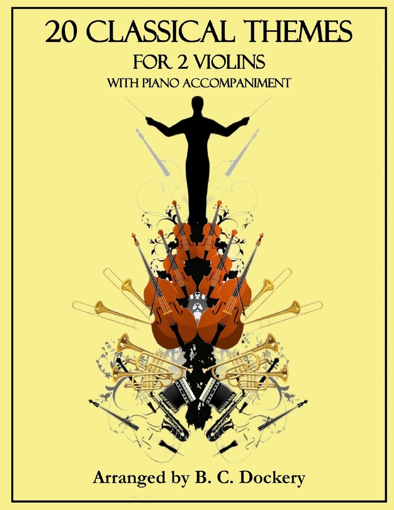 20 Classical Themes for 2 Violins with Piano Accompaniment cover