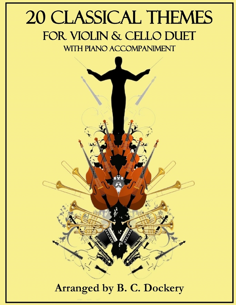 20 Classical Themes for Violin and Cello Duet with Piano Accompaniment cover
