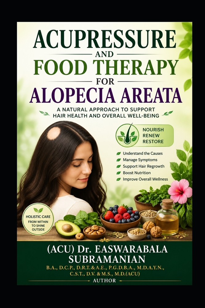 Acupressure and Food Therapy for Alopecia Areata: Alopecia Areata cover
