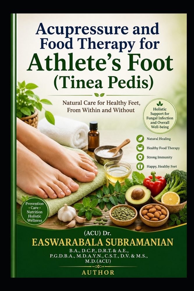 Acupressure and Food Therapy for Athlete's Foot (Tinea Pedis): Athlete's Foot (Tinea Pedis) cover