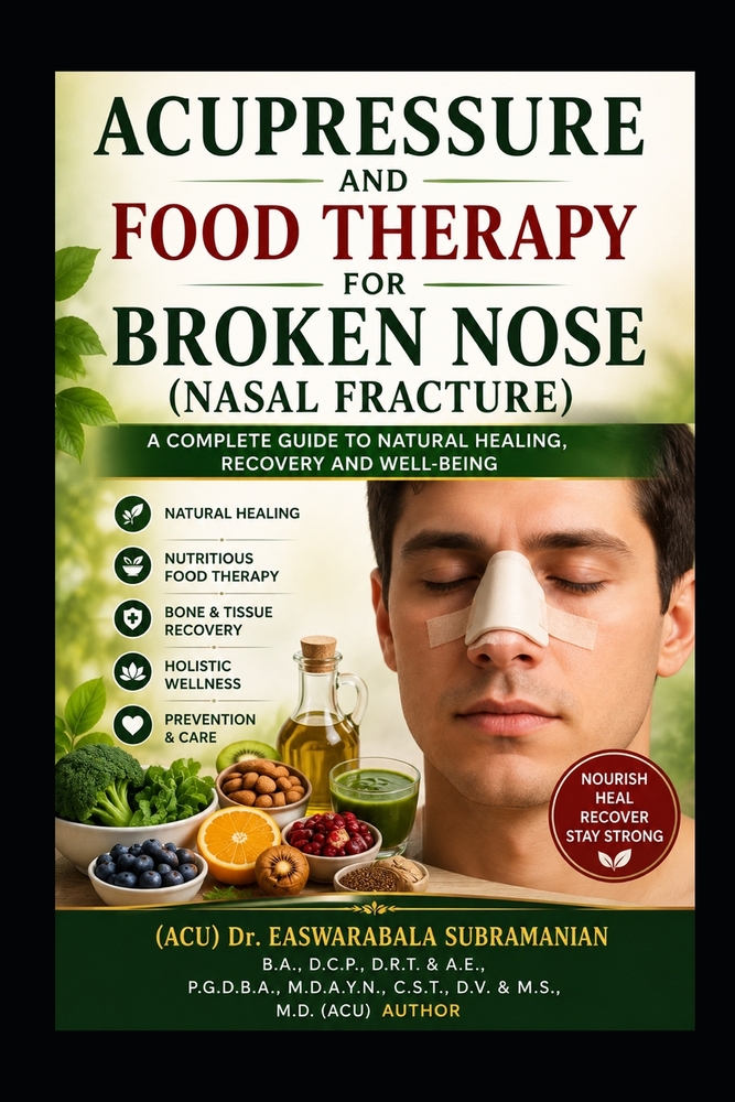 Acupressure and Food Therapy for Broken Nose (Nasal Fracture): Broken Nose (Nasal Fracture) cover