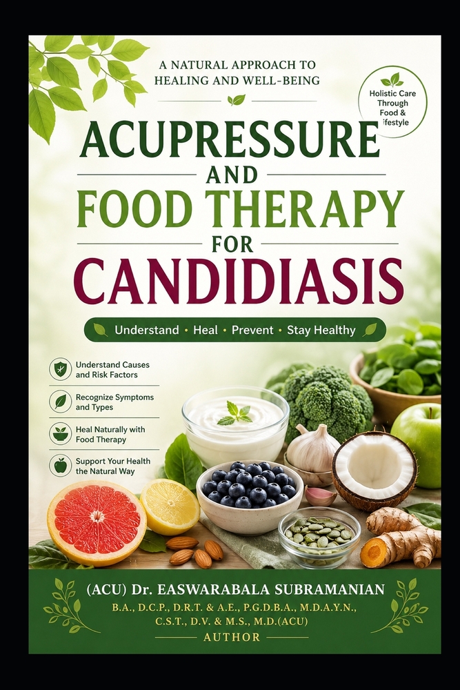 Acupressure and Food Therapy for Candidiasis: Candidiasis cover