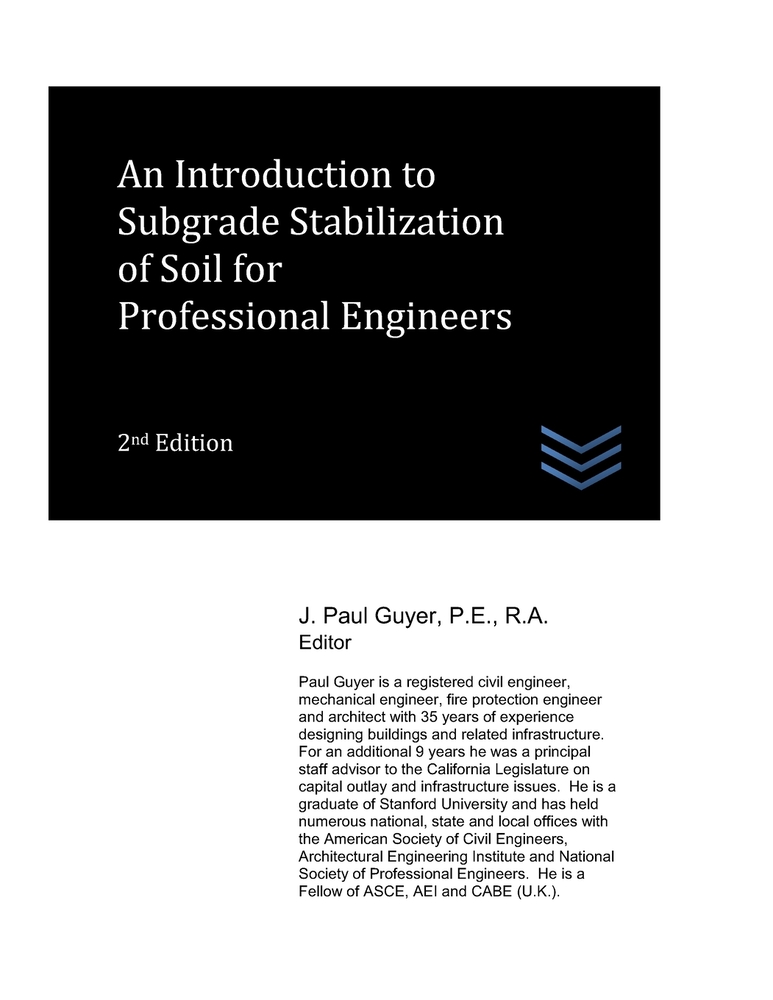 An Introduction to Subgrade Stabilization of Soil for Professional Engineers cover