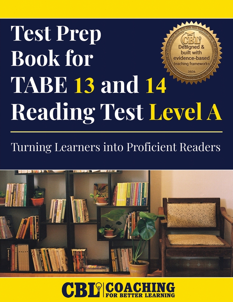 Test Prep Book for TABE 13 and 14 Reading Test Level A cover