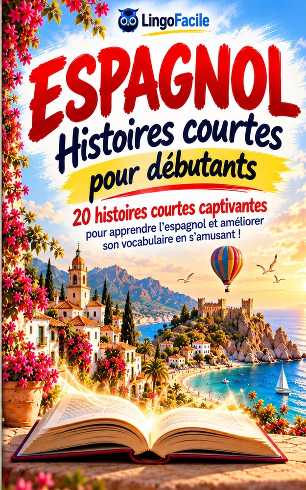 ESPAGNOL Histoires courtes pour débutants: 20 histoires courtes captivantes pour apprendre l'espagnol et améliorer son vocabulaire en s'amusant ! cover
