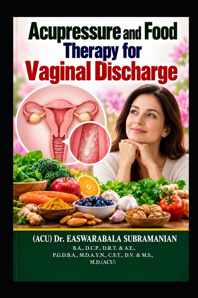 Acupressure and Food Therapy for Vaginal Discharge: Vaginal Discharge cover