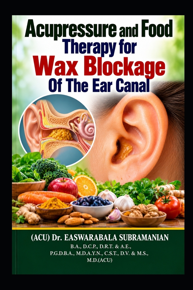 Acupressure and Food Therapy for Wax Blockage Of The Ear Canal: Wax Blockage Of The Ear Canal cover