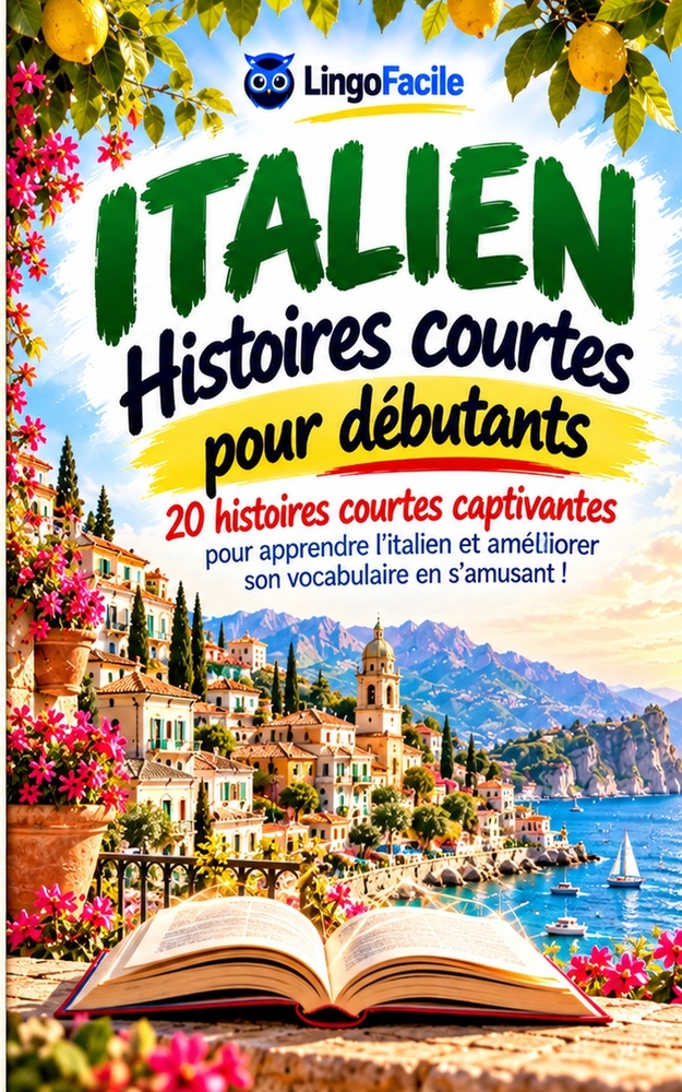 ITALIEN Histoires courtes pour Débutants: 20 histoires courtes captivantes pour apprendre l'italien et améliorer son vocabulaire en s'amusant ! cover