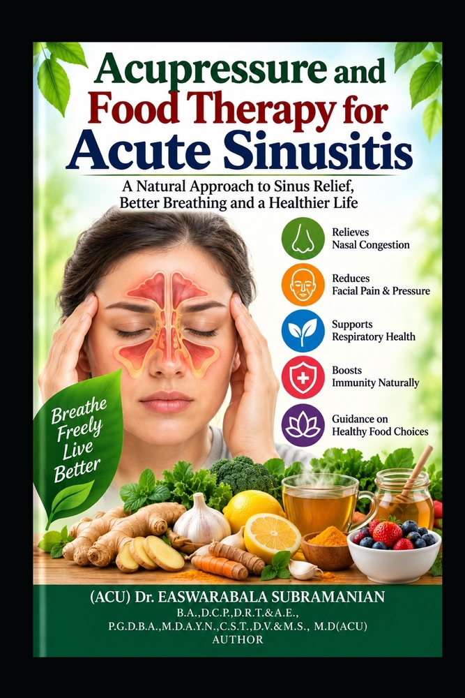 Acupressure and Food Therapy for Acute Sinusitis: Acute Sinusitis cover