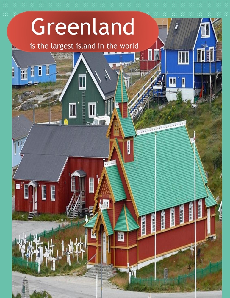 Greenland is the largest island in the world: Cool Pictures That Create an Idea for You About an Amazing Area, Buildings style, Cultural Religious ... cover