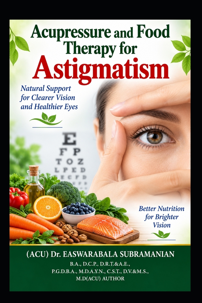 Acupressure and Food Therapy for Astigmatism: Astigmatism cover