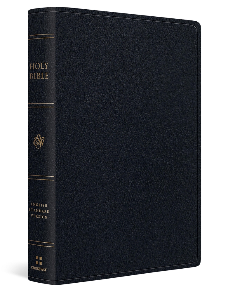 ESV Giant Print Bible, Red Letter (Genuine Leather, Black) cover