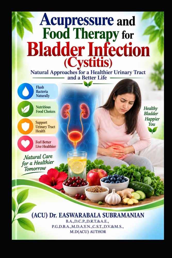 Acupressure and Food Therapy for Bladder Infection (Cystitis): Bladder Infection (Cystitis) cover
