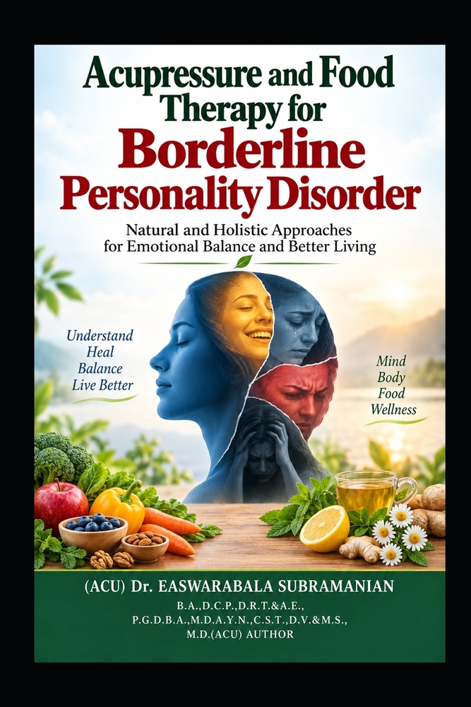 Acupressure and Food Therapy for Borderline Personality Disorder: Borderline Personality Disorder cover