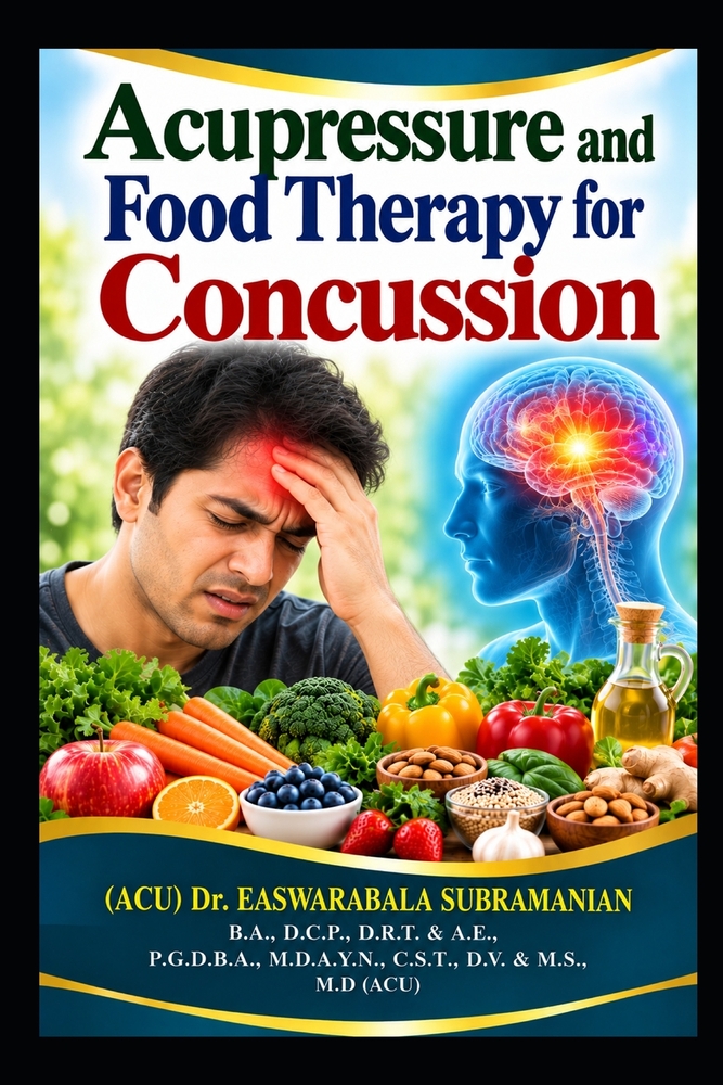 Acupressure and Food Therapy for Concussion: Concussion cover