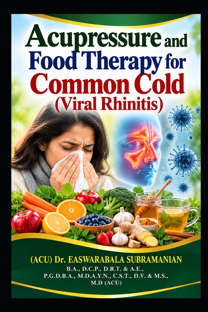Acupressure and Food Therapy for Common Cold (Viral Rhinitis): Common Cold (Viral Rhinitis) cover