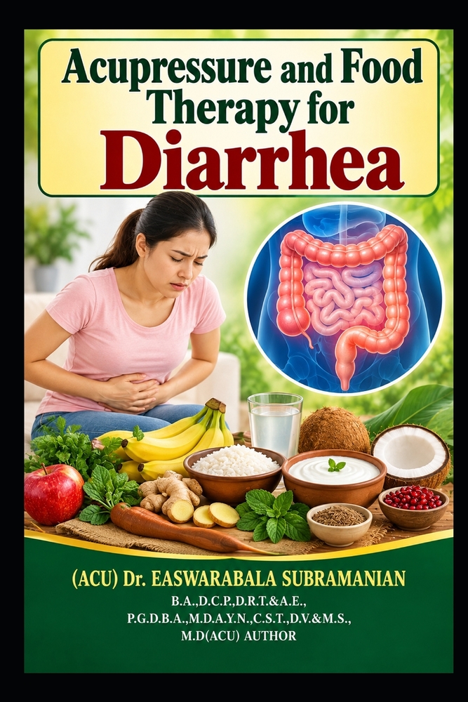 Acupressure and Food Therapy for Diarrhea: Diarrhea cover