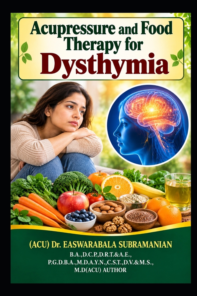 Acupressure and Food Therapy for Dysthymia: Dysthymia cover