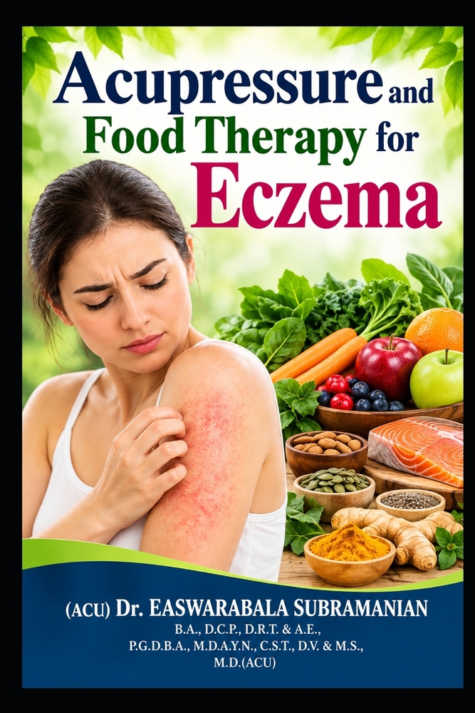 Acupressure and Food Therapy for Eczema: Eczema cover