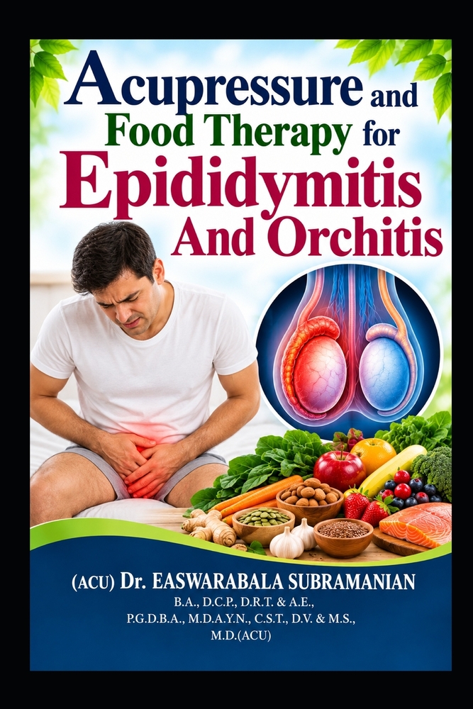 Acupressure and Food Therapy for Epididymitis And Orchitis: Epididymitis And Orchitis cover