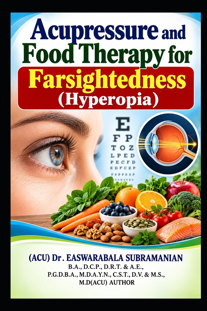 Acupressure and Food Therapy for Farsightedness (Hyperopia): Farsightedness (Hyperopia) cover