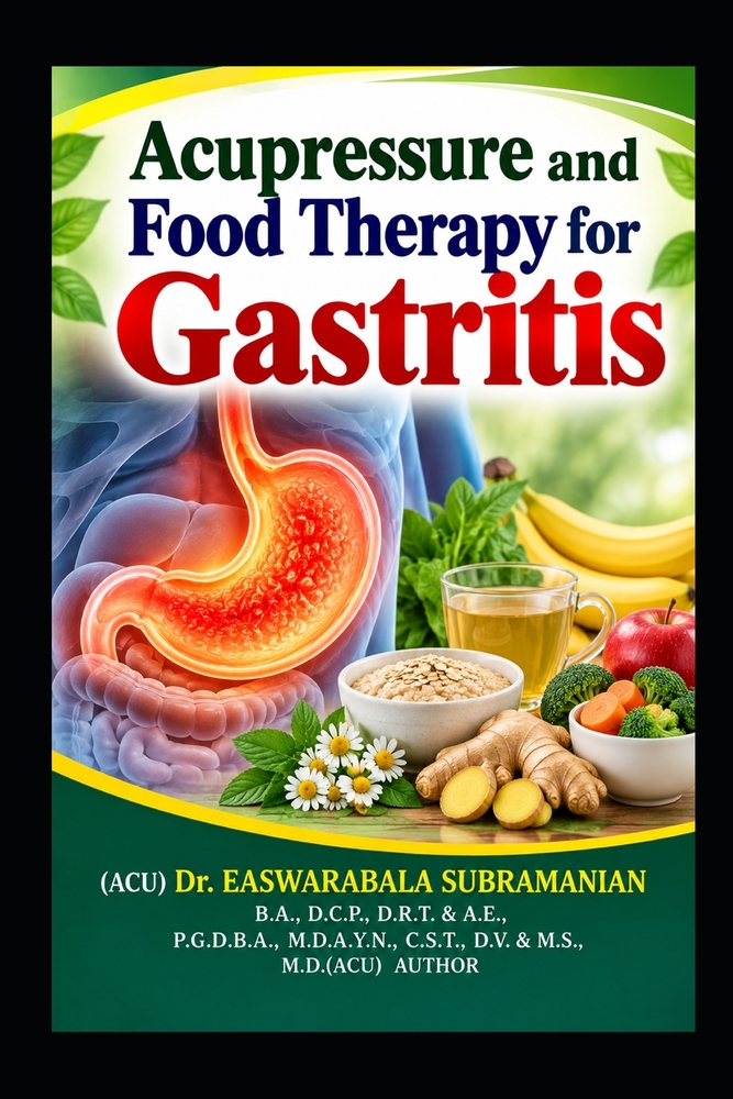Acupressure and Food Therapy for Gastritis: Gastritis cover