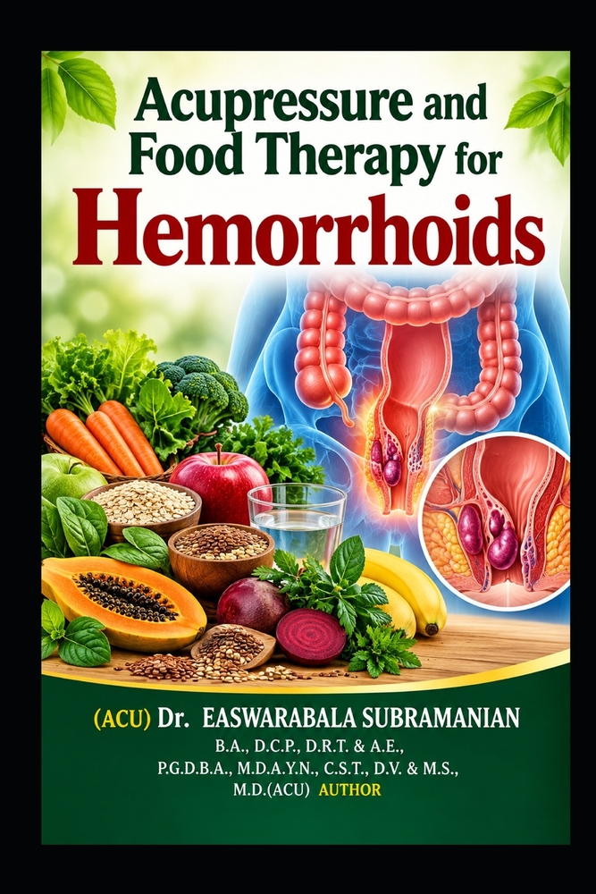 Acupressure and Food Therapy for Hemorrhoids: Hemorrhoids cover