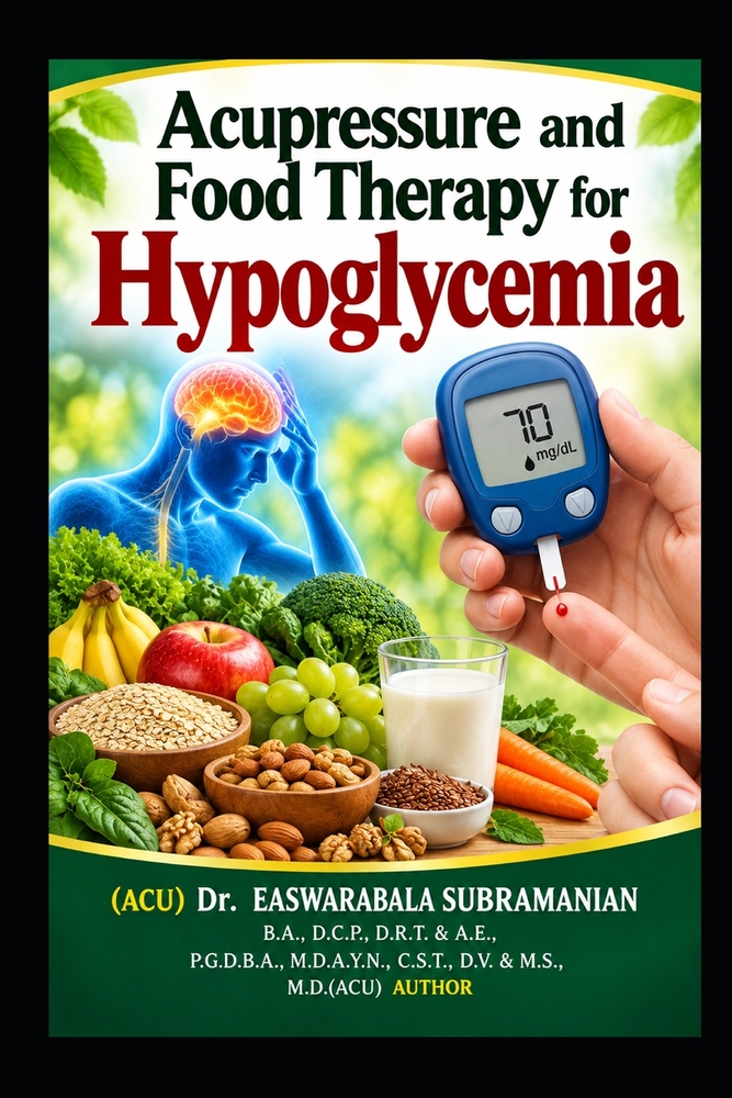 Acupressure and Food Therapy for Hypoglycemia: Hypoglycemia cover