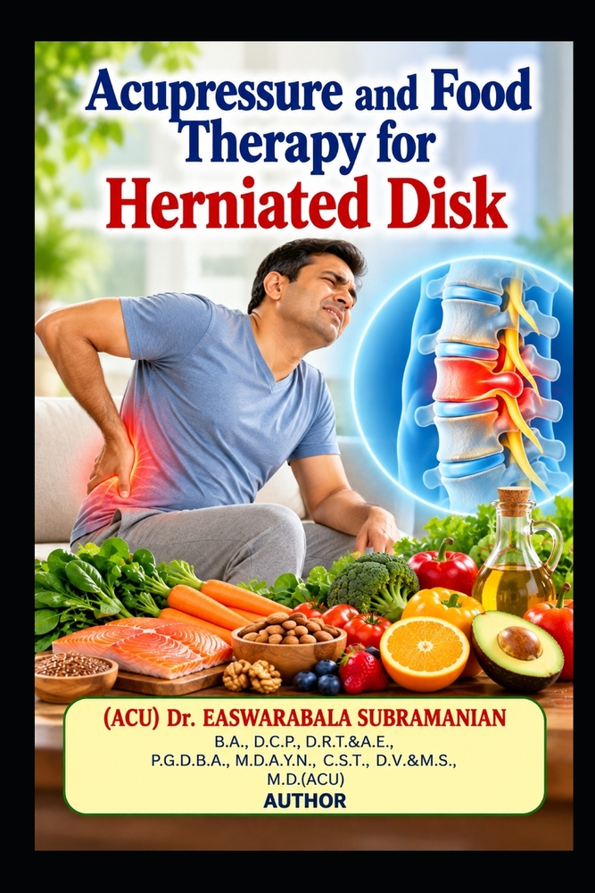 Acupressure and Food Therapy for Herniated Disk: Herniated Disk cover