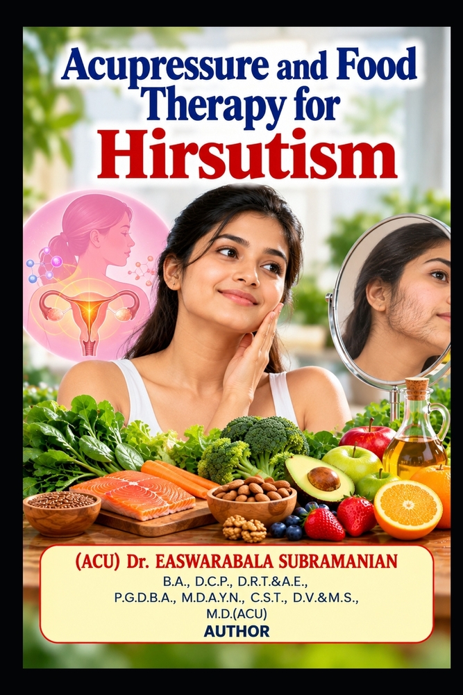 Acupressure and Food Therapy for Hirsutism: Hirsutism cover
