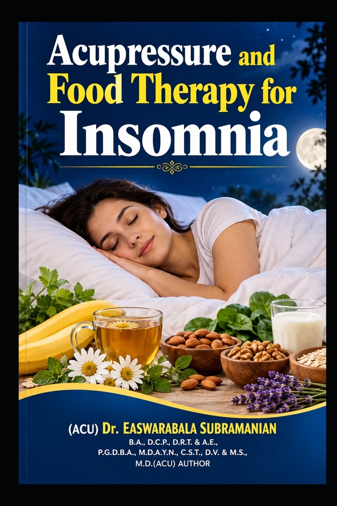 Acupressure and Food Therapy for Insomnia: Insomnia cover