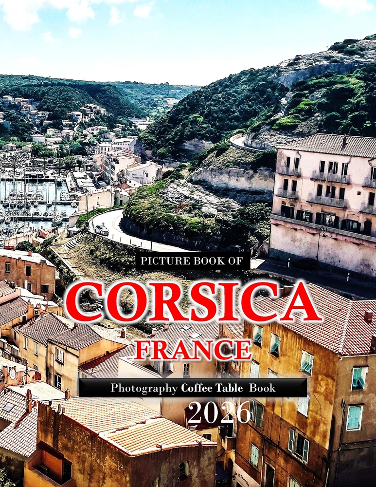 Corsica, France: A vibrant Tour to Corsica, France Photography Coffee Table Book Tourists Attractions. cover
