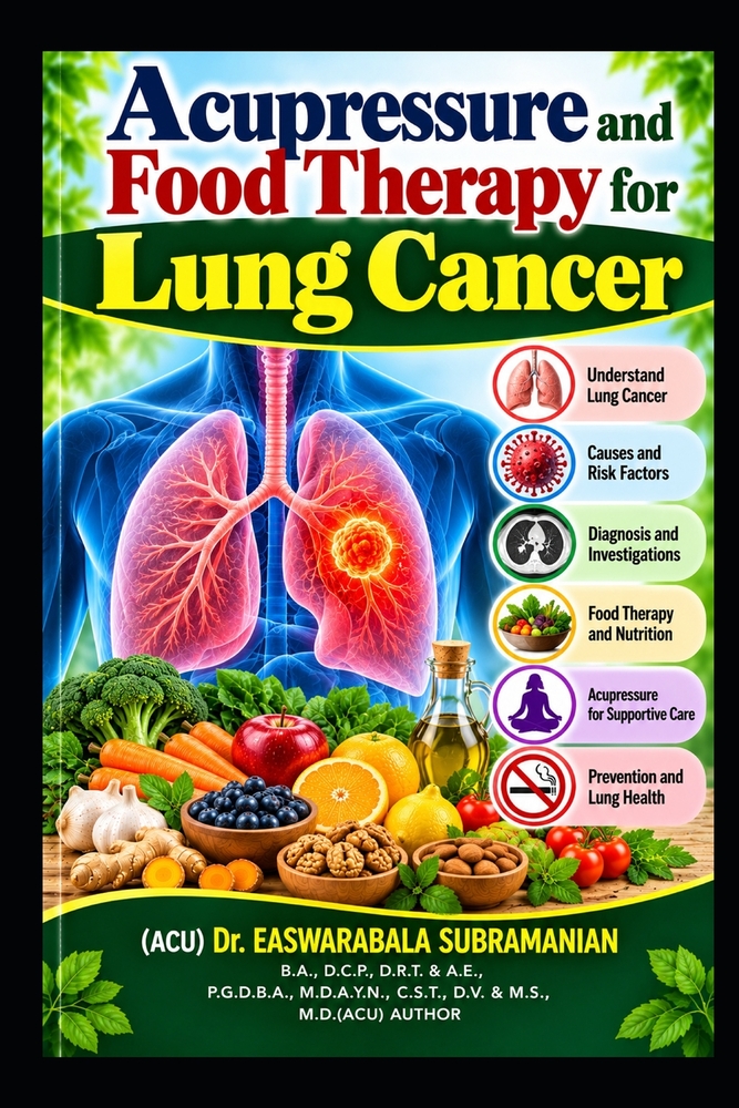 Acupressure and Food Therapy for Lung Cancer: Lung Cancer cover