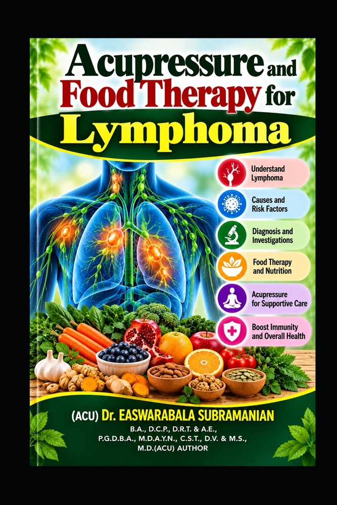 Acupressure and Food Therapy for Lymphoma: Lymphoma cover