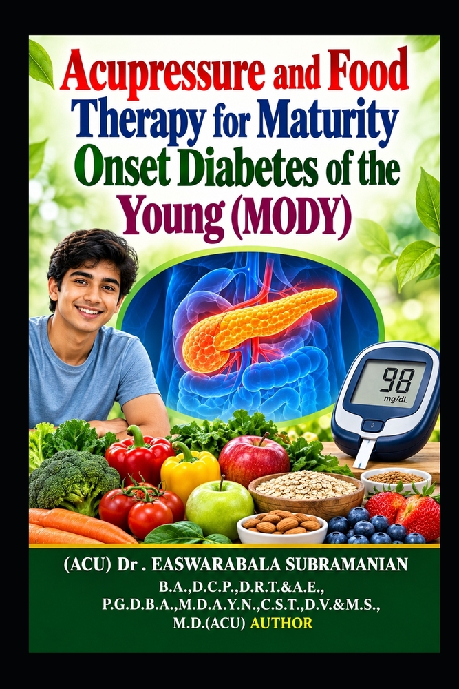 Acupressure and Food Therapy for Maturity Onset Diabetes of the Young (MODY): Maturity Onset Diabetes of the Young (MODY) cover