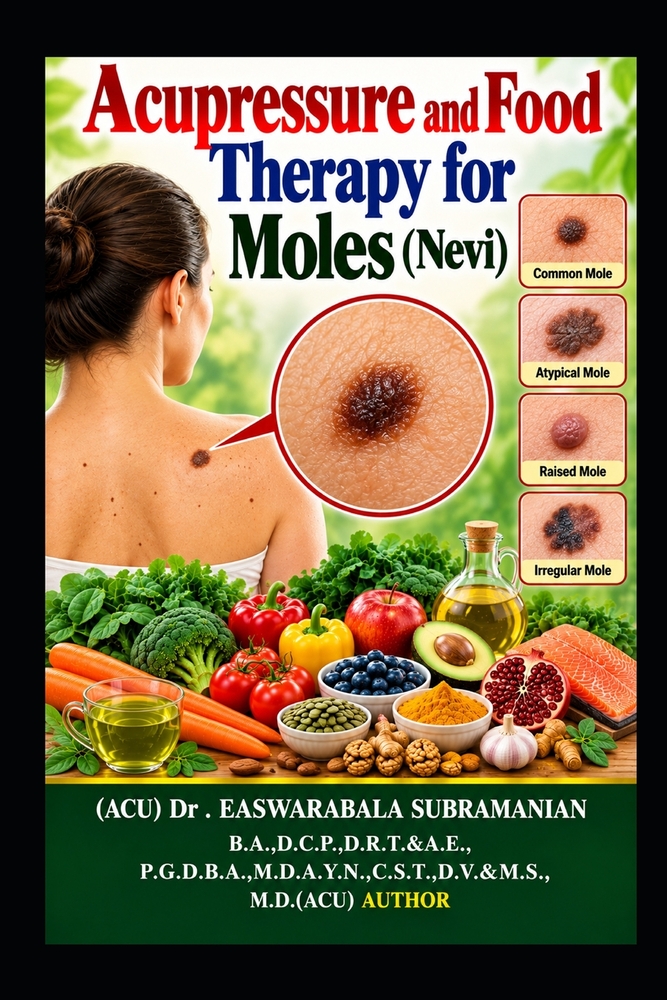 Acupressure and Food Therapy for Moles (Nevi): Moles (Nevi) cover