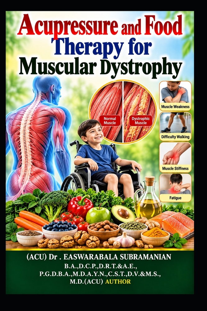 Acupressure and Food Therapy for Muscular Dystrophy: Muscular Dystrophy cover
