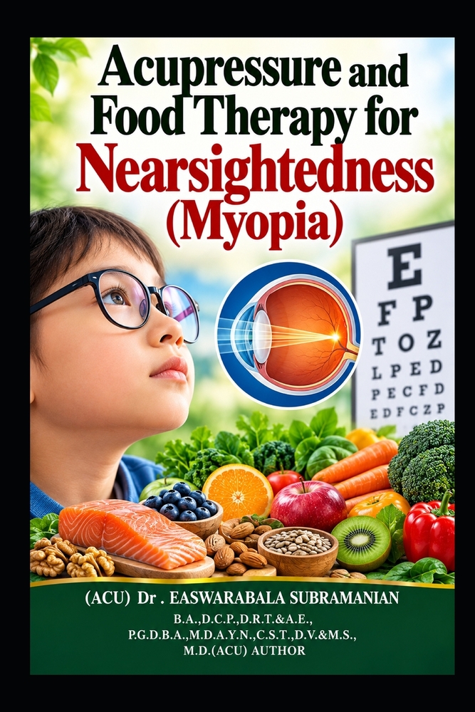 Acupressure and Food Therapy for Nearsightedness (Myopia): Nearsightedness (Myopia) cover