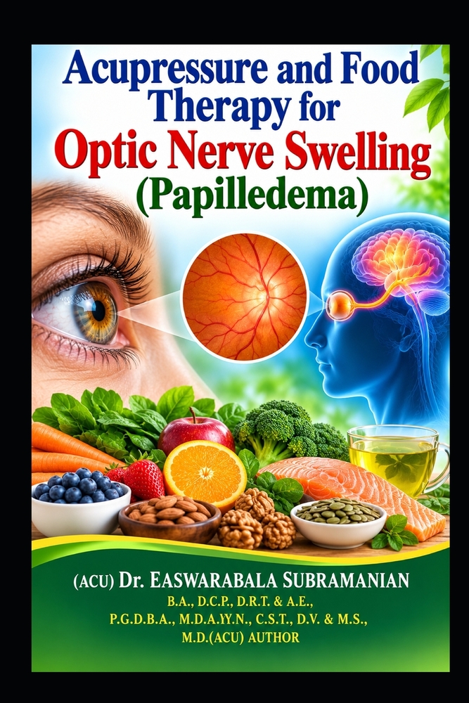 Acupressure and Food Therapy for Optic Nerve Swelling (Papilledema): Optic Nerve Swelling (Papilledema) cover