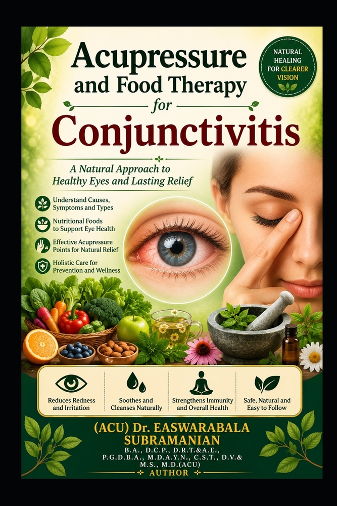 Acupressure and Food Therapy for Pinkeye (Conjunctivitis): Pinkeye (Conjunctivitis) cover