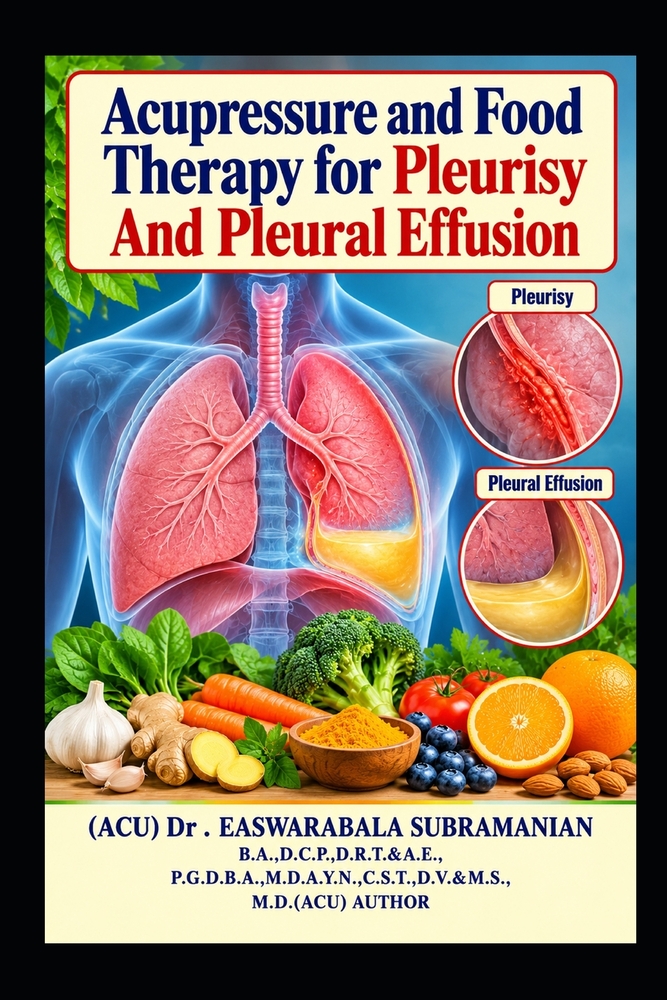Acupressure and Food Therapy for Pleurisy And Pleural Effusion: Pleurisy And Pleural Effusion cover