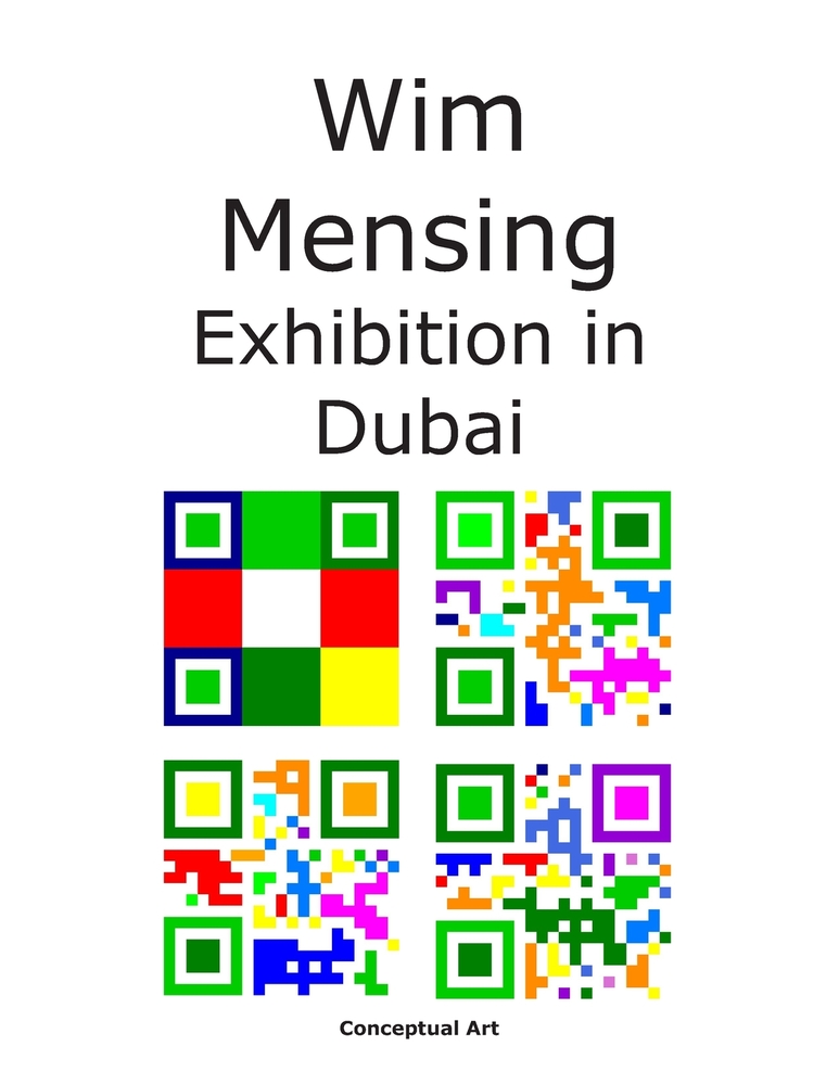 Wim Mensing Exhibition in Dubai cover