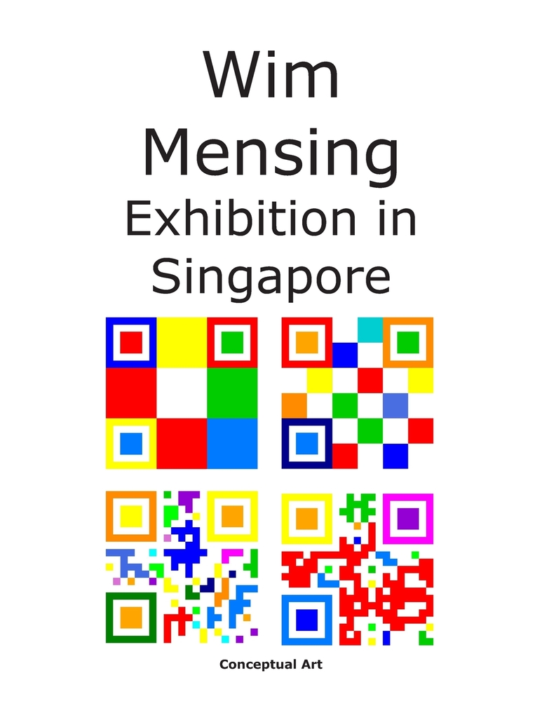 Wim Mensing Exhibition in Singapore cover