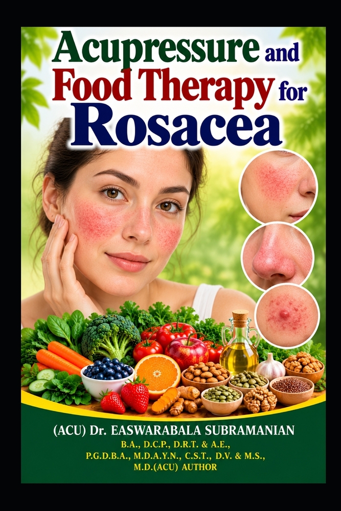Acupressure and Food Therapy for Rosacea: Rosacea cover
