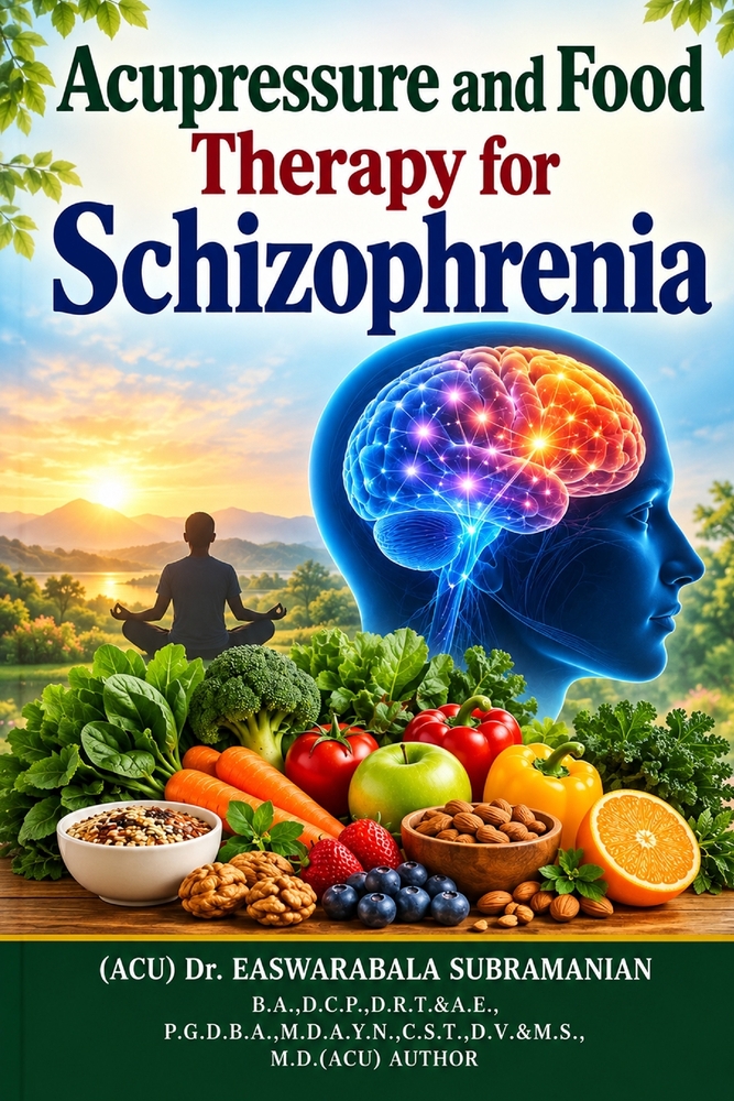 Acupressure and Food Therapy for Schizophrenia: Schizophrenia cover