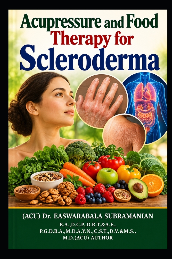 Acupressure and Food Therapy for Scleroderma: Scleroderma cover