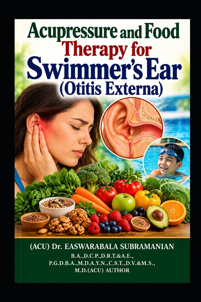 Acupressure and Food Therapy for Swimmer's Ear (Otitis Externa): Swimmer's Ear (Otitis Externa) cover