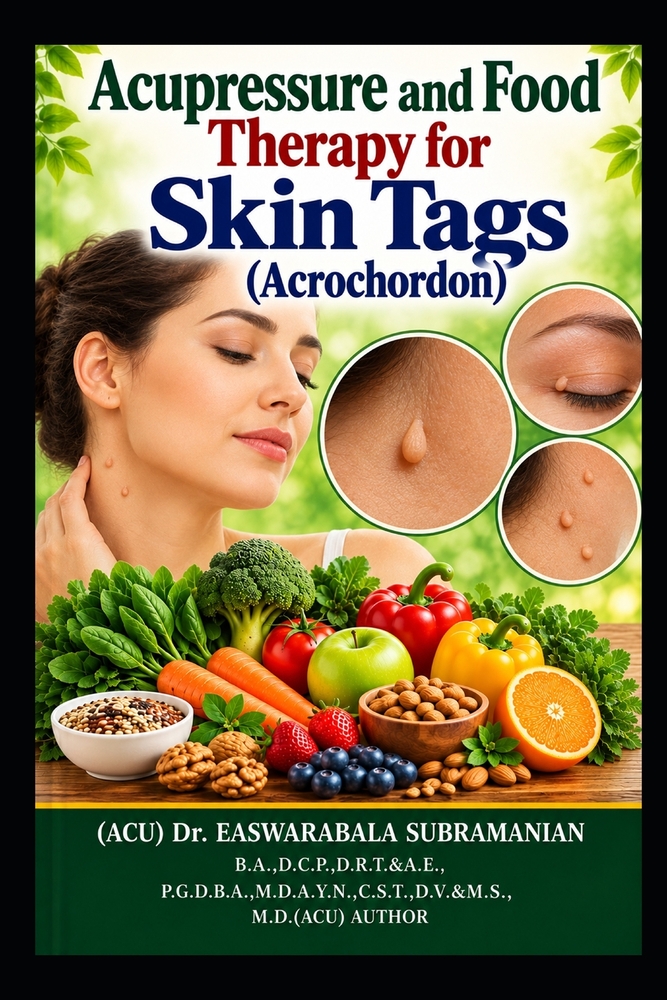 Acupressure and Food Therapy for Skin Tags (Acrochordon): Skin Tags (Acrochordon) cover