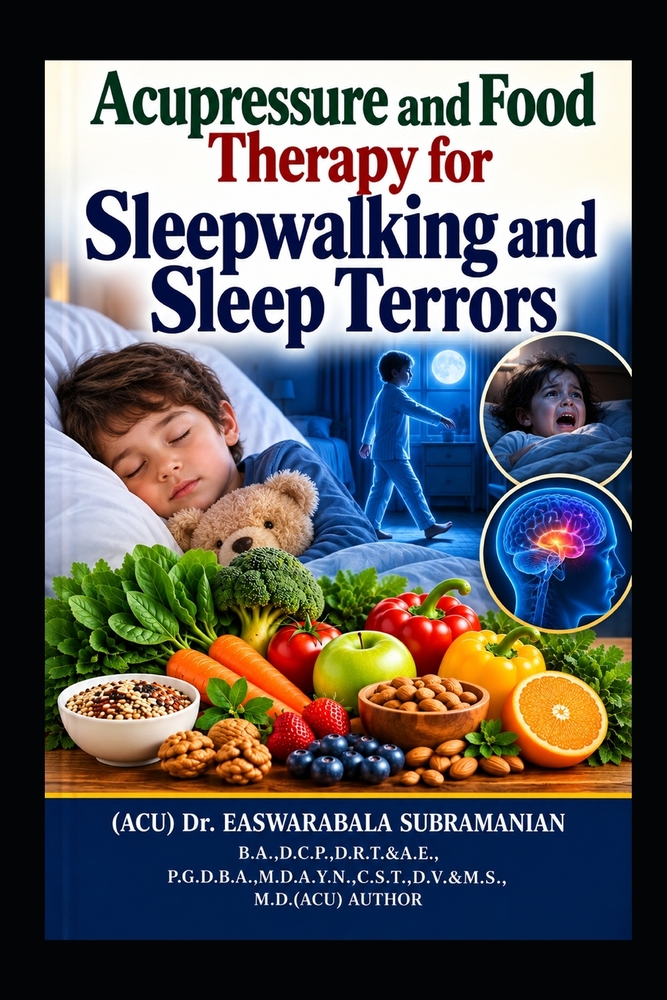 Acupressure and Food Therapy for Sleepwalking and Sleep Terrors: Sleepwalking and Sleep Terrors cover
